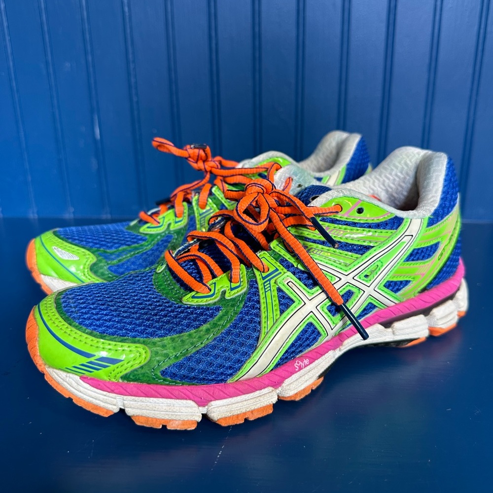 Asics Women's GT-2000 Dynamic
Duomax Green Blue running Shoes Size 6